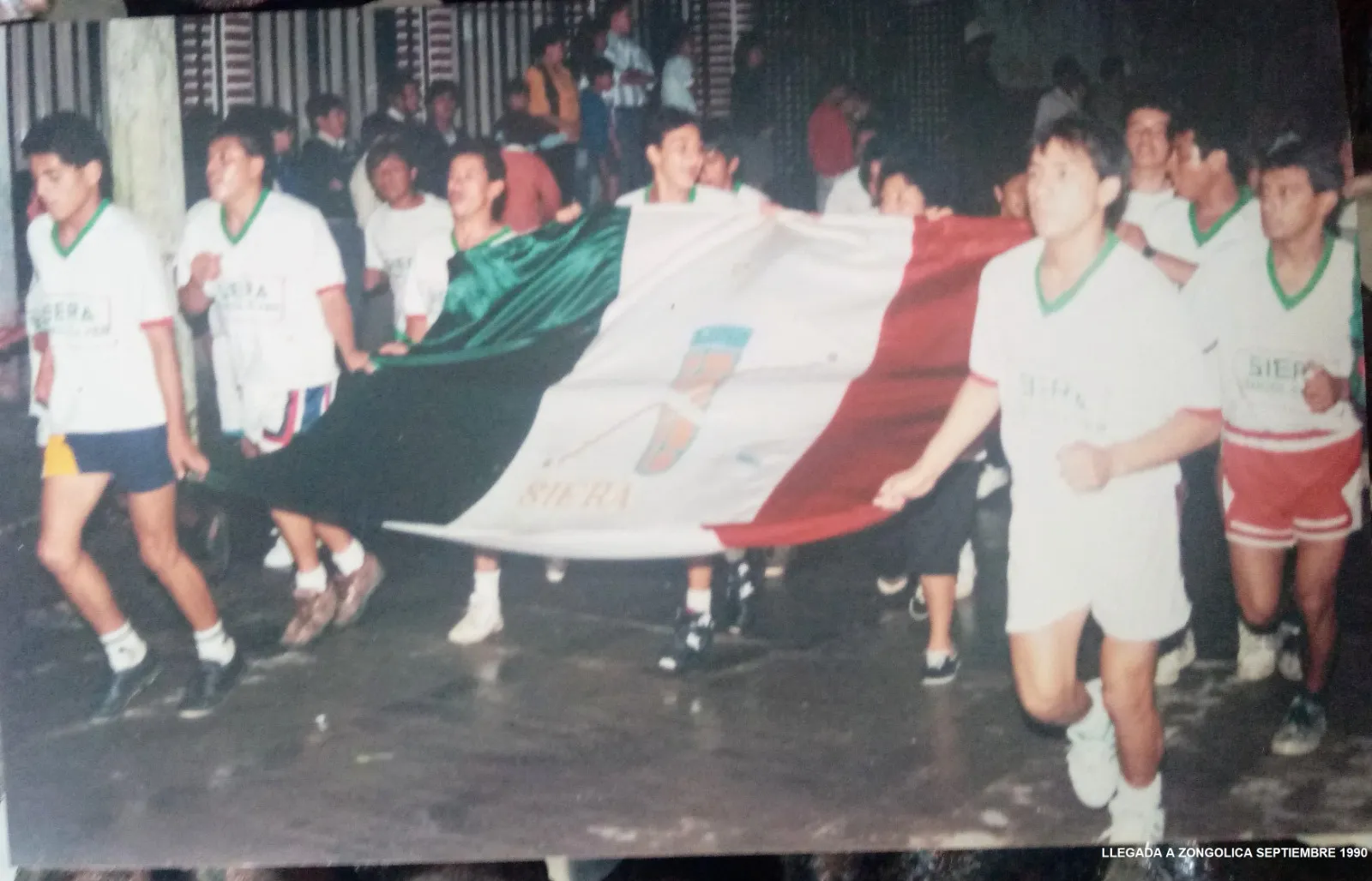 Llegada a Zongolica · septiebre 1990